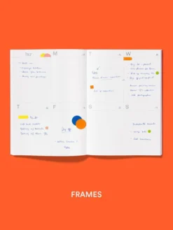 Planner niedatowany Frames A5 - mishmash - Sand
