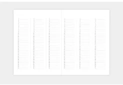 Planner niedatowany Klasyk - Papierniczeni - Kakao