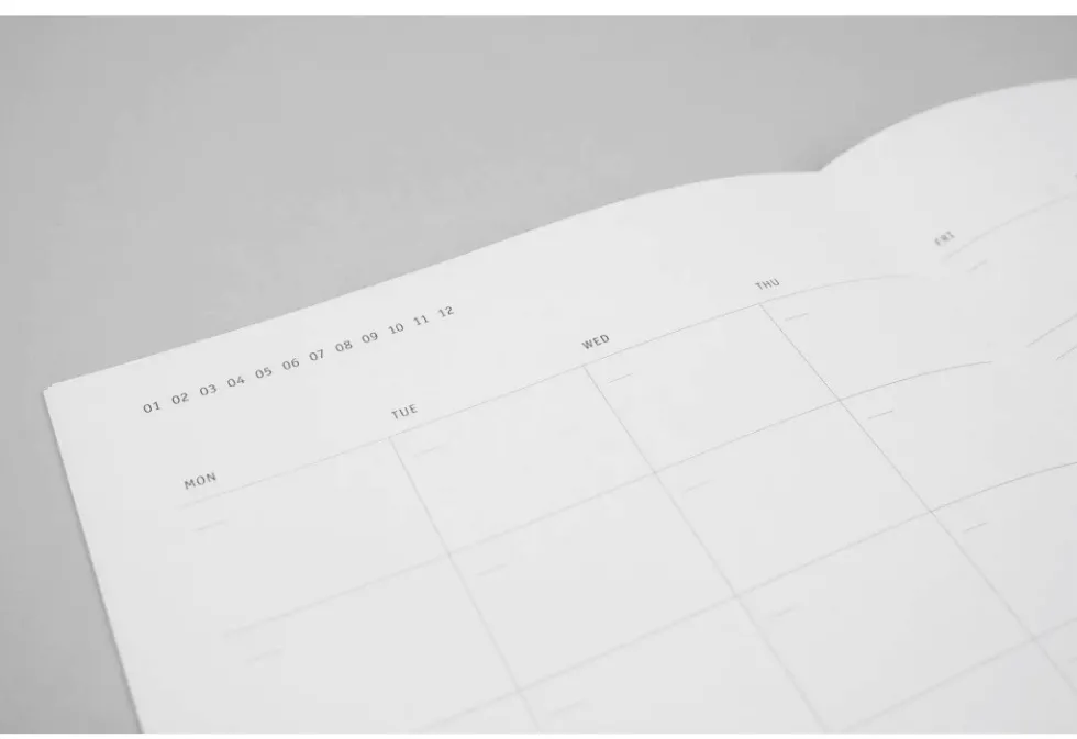 Planner niedatowany Klasyk - Papierniczeni - północ, twarda okładka
