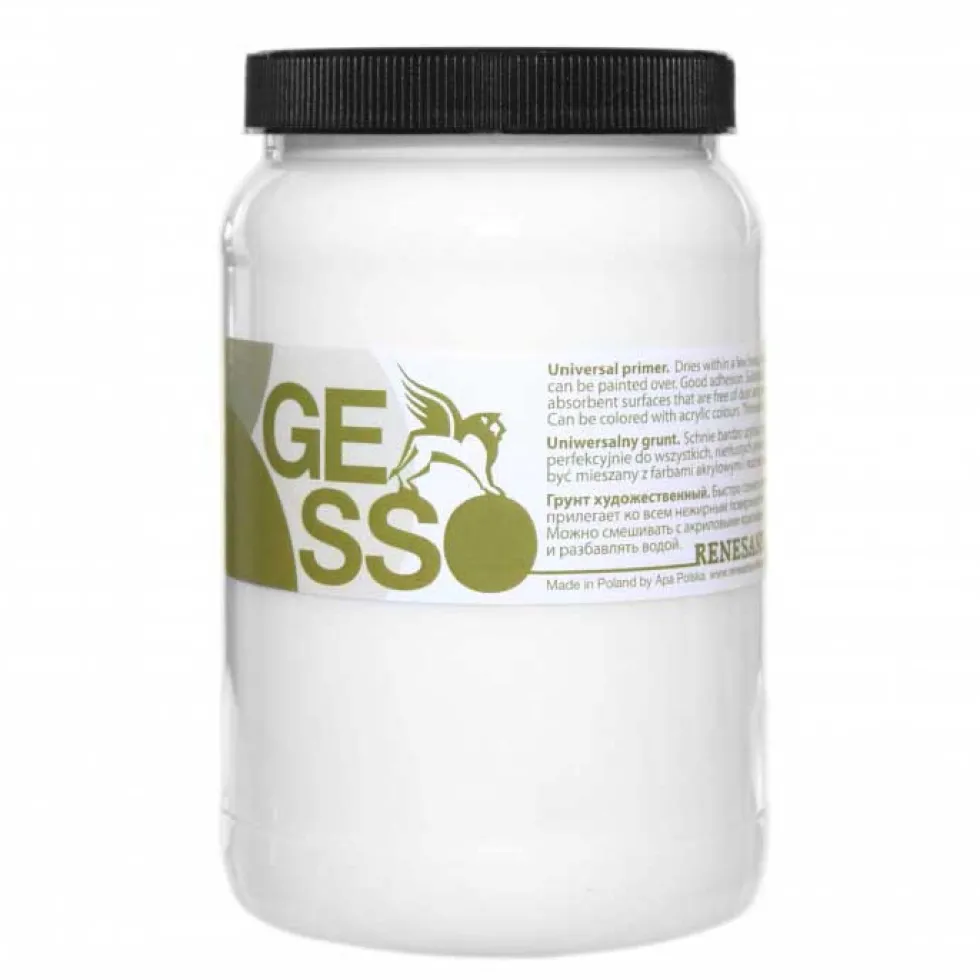 Podkład akrylowy Gesso - Renesans - 500 ml