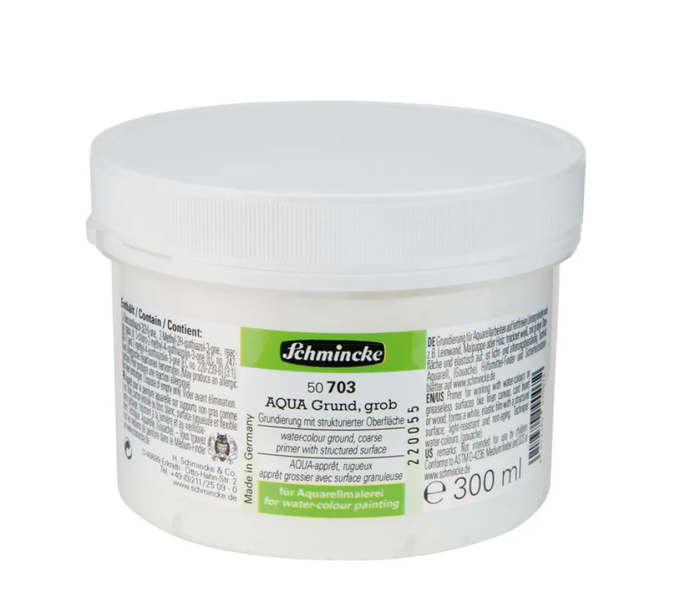 Podkład, grunt do akwareli Aqua-Grund - Schmincke - gruboziarnisty, szorstki, 300 ml