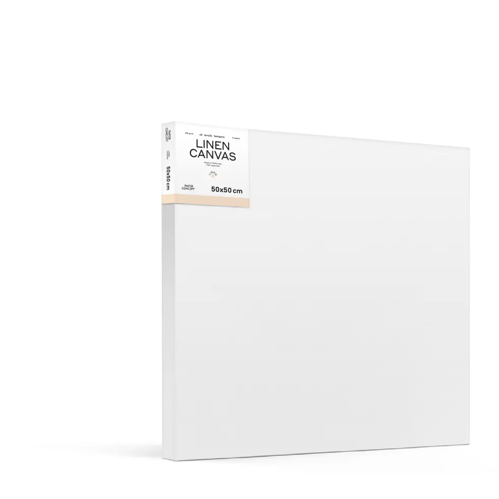 Podobrazie malarskie lniane Linen - PaperConcept - 50 x 50 cm