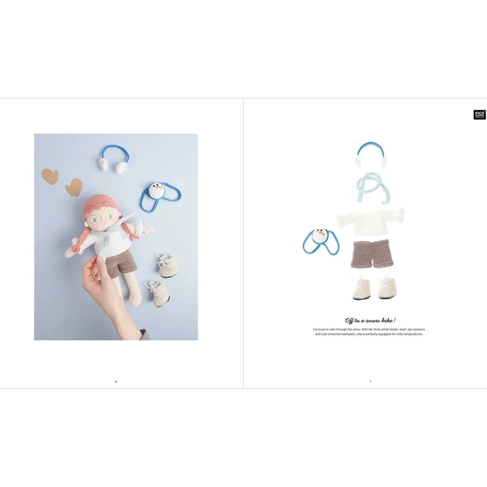 Podręcznik, instrukcja Ricorumi - Rico Design - Dollies