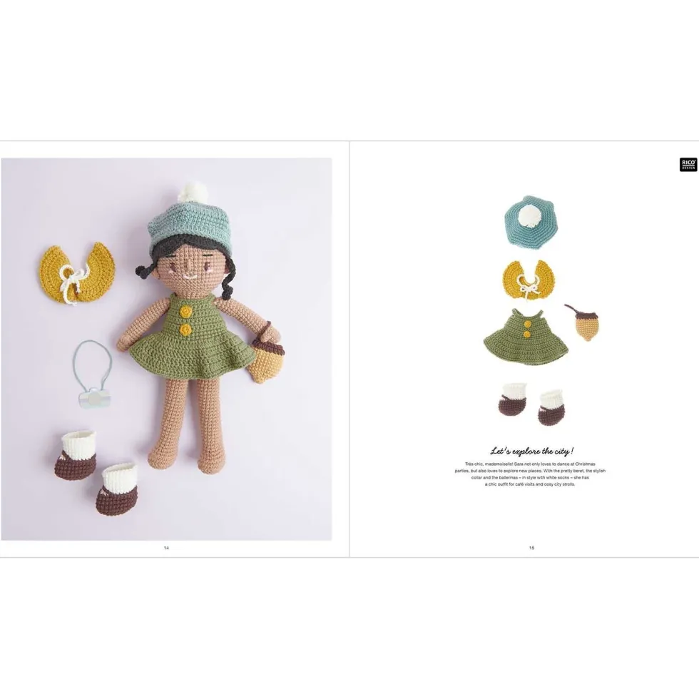 Podręcznik, instrukcja Ricorumi - Rico Design - Dollies
