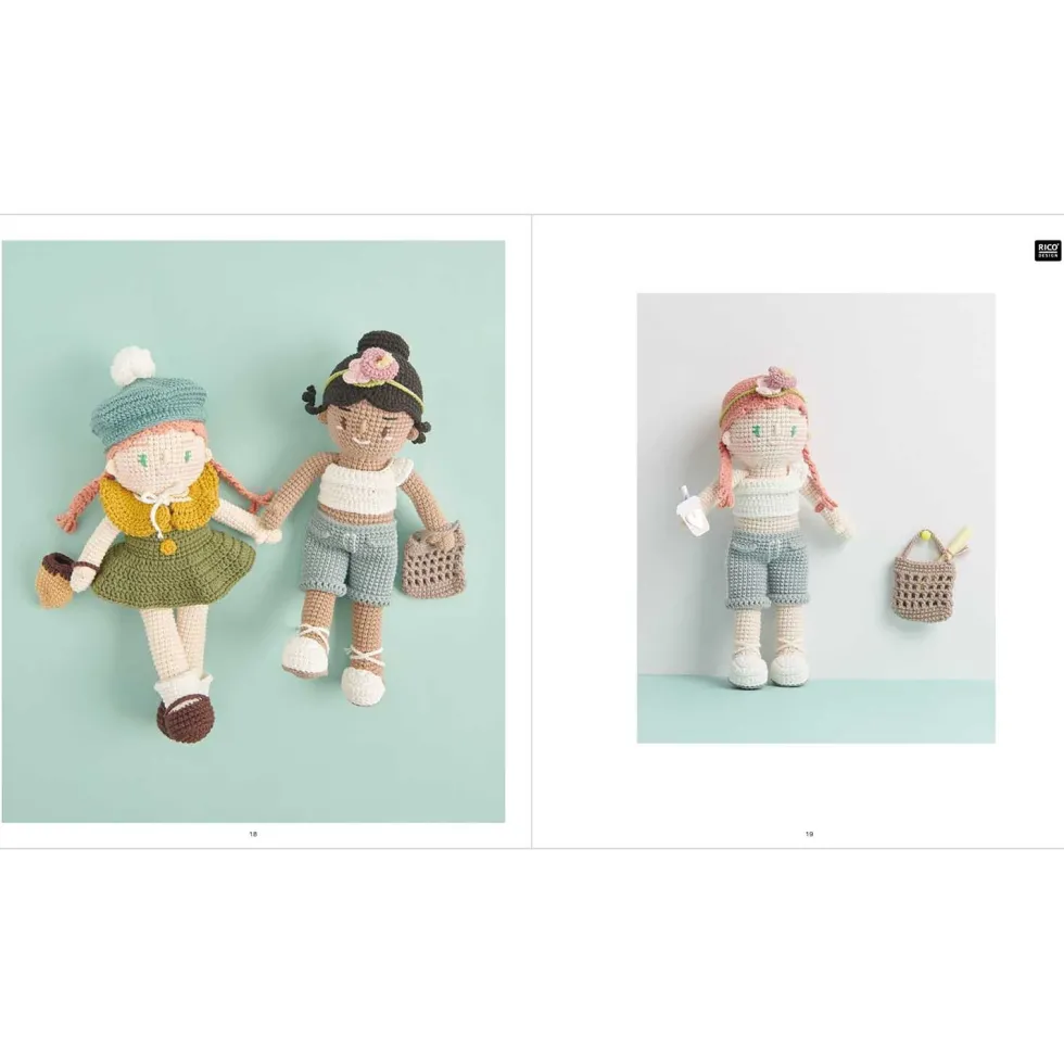 Podręcznik, instrukcja Ricorumi - Rico Design - Dollies