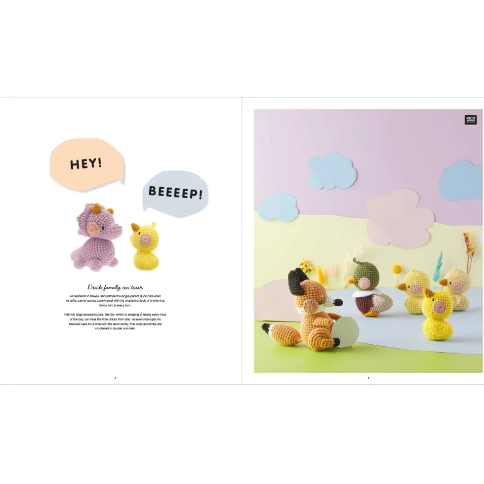 Podręcznik, instrukcja Ricorumi - Rico Design - Kawaii
