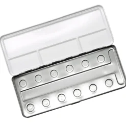 Pojemnik metalowy na 12 farb - Coliro Pearl Colors - czarny
