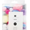 Pompony Pastel - Rico Design - pastelowe, 50 szt.