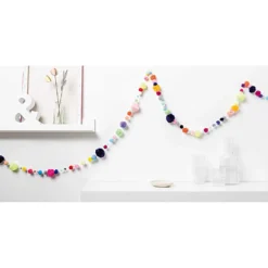Pompony Super Multicolour - Rico Design - kolorowe, 100 szt.