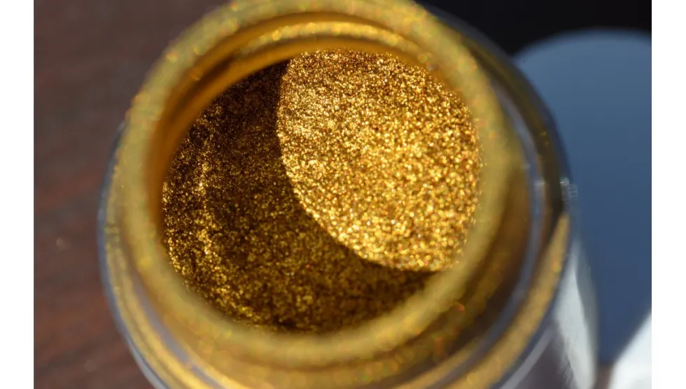 Porporina, pigment metaliczny - Renesans - złoto bogate, 20 g