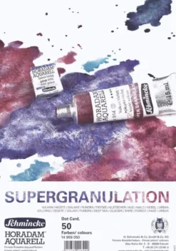 Próbnik farb Dot Card Horadam Aquarell - Schmincke - 50 kolorów supergranulujących