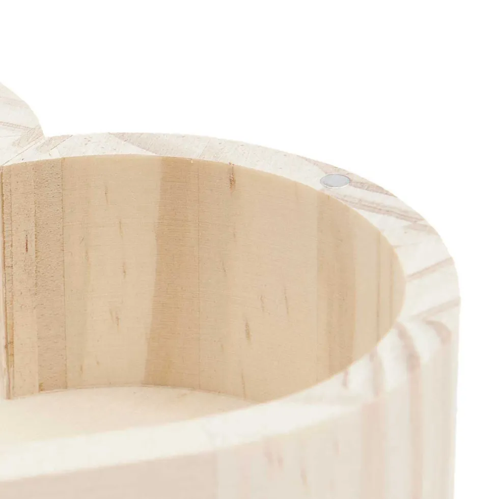 Pudełko drewniane, szkatułka Serce - Rico Design - 15 x 14,2 x 6 cm
