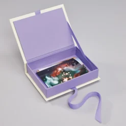 Pudełko na zdjęcia - Semikolon - Lilac Silk, 20,7 x 15,3 x 4,7 cm
