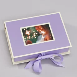 Pudełko na zdjęcia - Semikolon - Lilac Silk, 20,7 x 15,3 x 4,7 cm