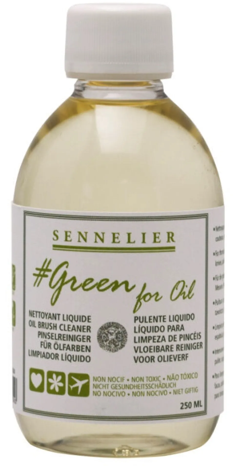 Płyn do czyszczenia pędzli Green For Oil - Sennelier - 100 ml