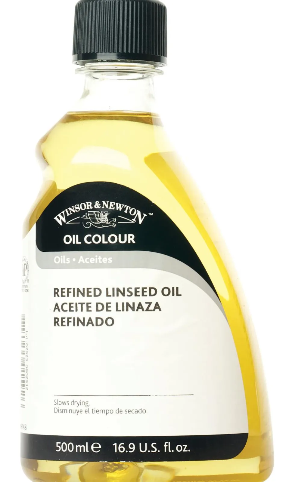 Rafinowany olej lniany do farb olejnych - Winsor & Newton - 500 ml