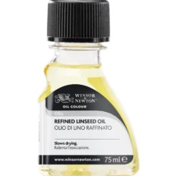 Rafinowany olej lniany do farb olejnych - Winsor & Newton - 75 ml