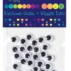 Ruchome oczka - DpCraft - samoprzylepne, 8 mm, 36 szt.