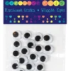 Samoprzylepne ruchome oczka 10 mm 24 szt.
