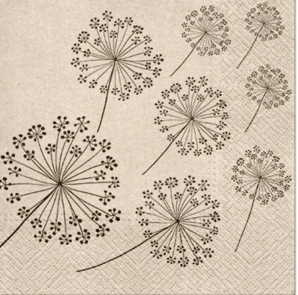 Serwetki ozdobne - Paw - Dandelions, 20 szt.