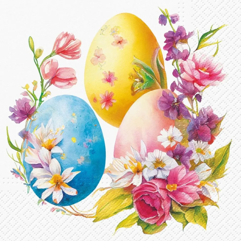 Serwetki ozdobne - Paw - Egg Bouquet, 20 szt.