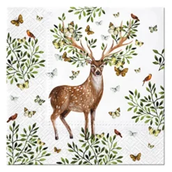 Serwetki ozdobne - Paw - Forest Antlers, 20 szt.