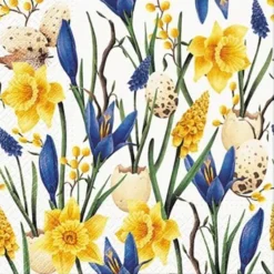 Serwetki ozdobne - Paw - Muscari with Daffodils, 20 szt.