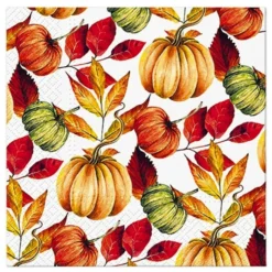 Serwetki ozdobne - Paw - Pumpkin Pattern, 20 szt.