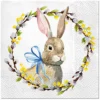 Serwetki ozdobne - Paw - Rabbit with Catkins, 20 szt.