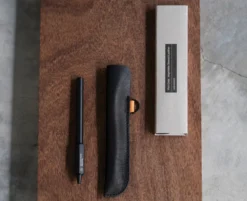 Skórzane etui na długopis - HMM - Black