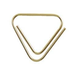 Spinacze narożne do papieru 815 - Zenith - Gold 50 szt.