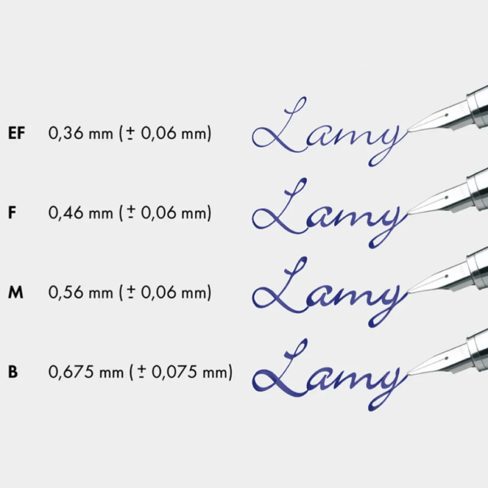 Stalówka Z50 do pióra wiecznego - Lamy - Black, EF