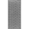 Stickersy, naklejki ażurowe - W Dniu Ślubu, srebrne