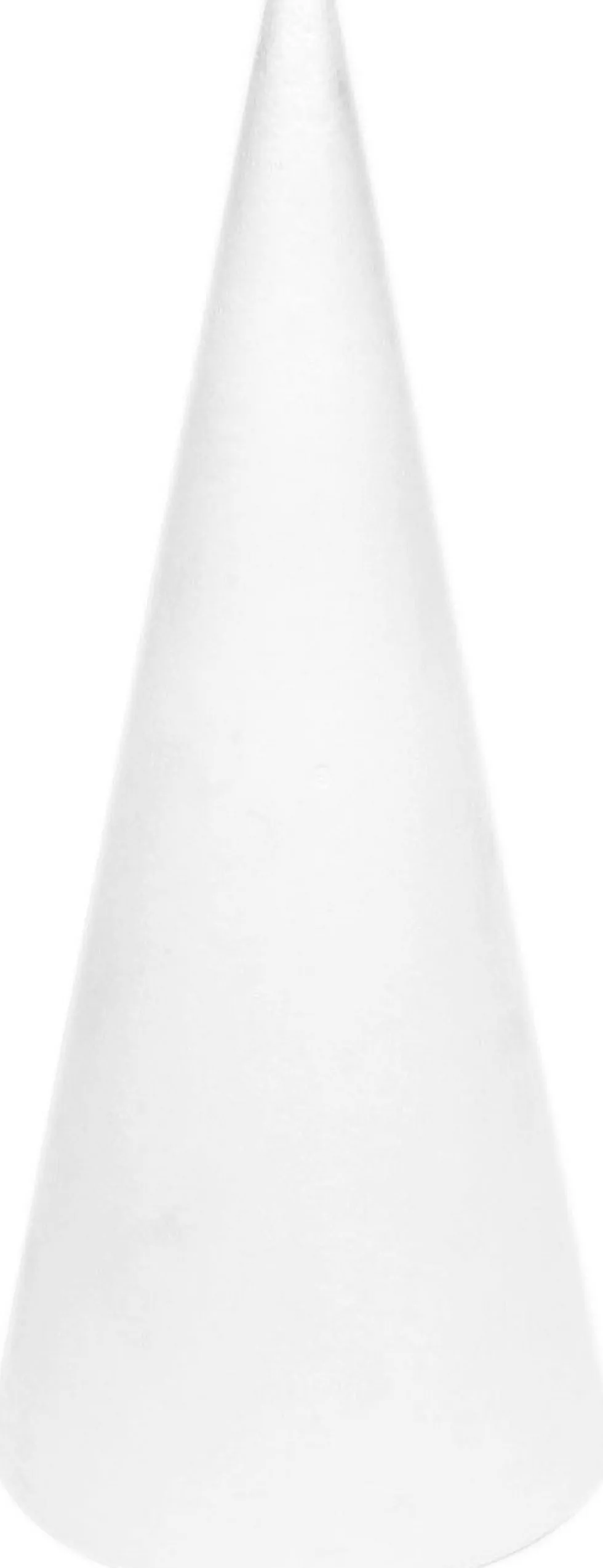 Stożek styropianowy - 40 cm