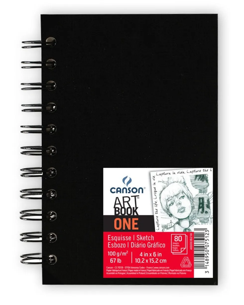 Szkicownik Art Book One 21,6 x 27,9 cm - Canson - spirala, 100 g, 80 ark.