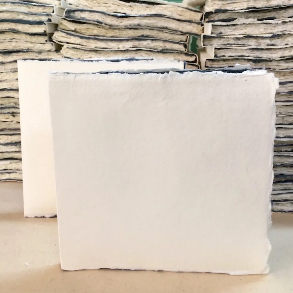 Szkicownik 100% bawełny 150 g - Khadi Papers - 20 x 20 cm 15 ark.