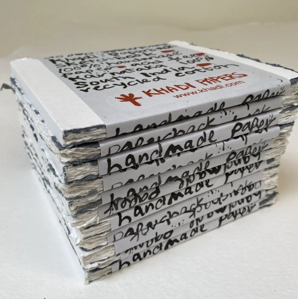 Szkicownik 100% bawełny 150 g - Khadi Papers - 20 x 20 cm 15 ark.