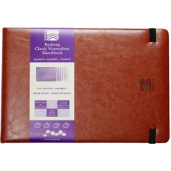 Szkicownik do akwareli Classic Watercolour - Baohong - hot pressed, 16 x 24 cm, 300 g, 24 ark.