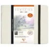 Szkicownik do akwareli Fontaine Watercolour - Clairefontaine - hot pressed, 16 x 21 cm, 300 g, 24 ark.