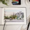Szkicownik do akwareli Watercolour Book - Hahnemühle - 19,5 x 19,5 cm, 200 g, 30 ark.