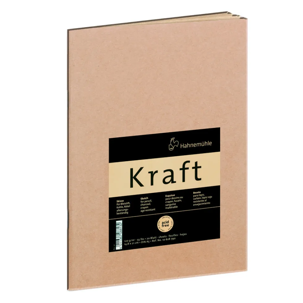 Szkicownik Kraft Paper Sketchbook - Hahnemühle - A5, 120 g, 20 ark.