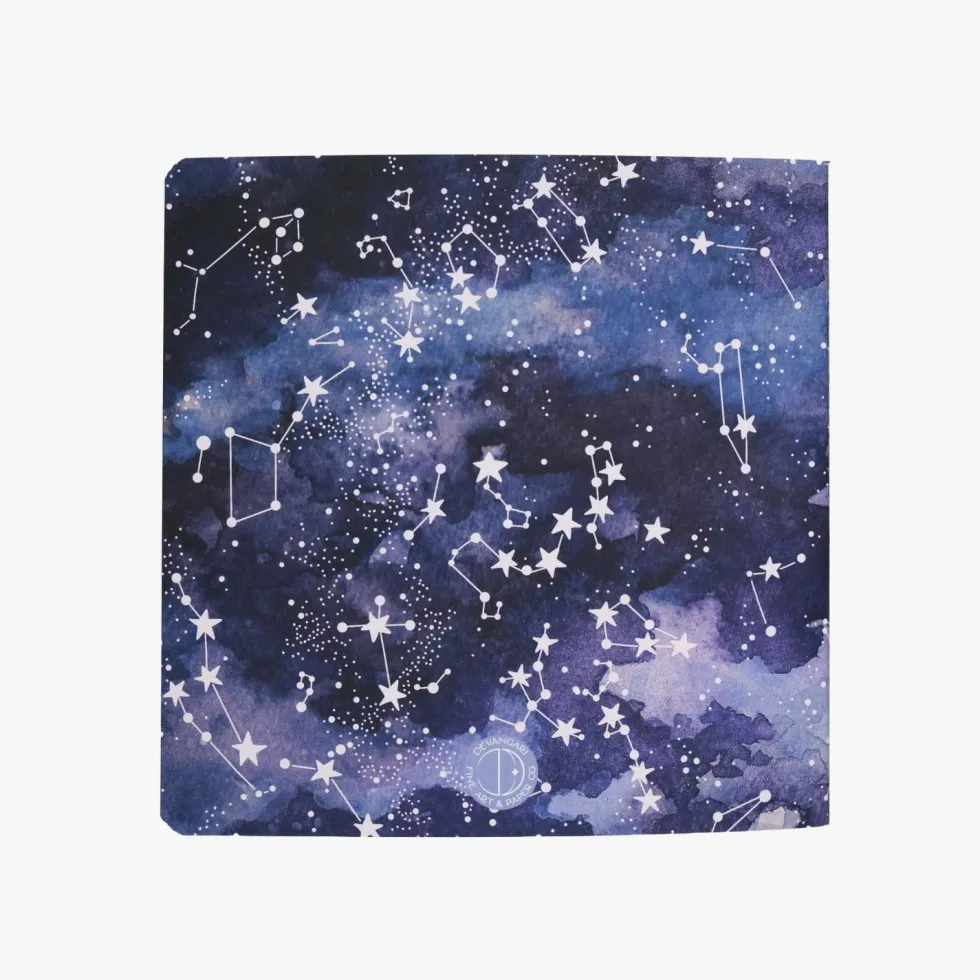 Szkicownik mix media Night Sky 20 x 20 cm - Devangari - 250 g/m2