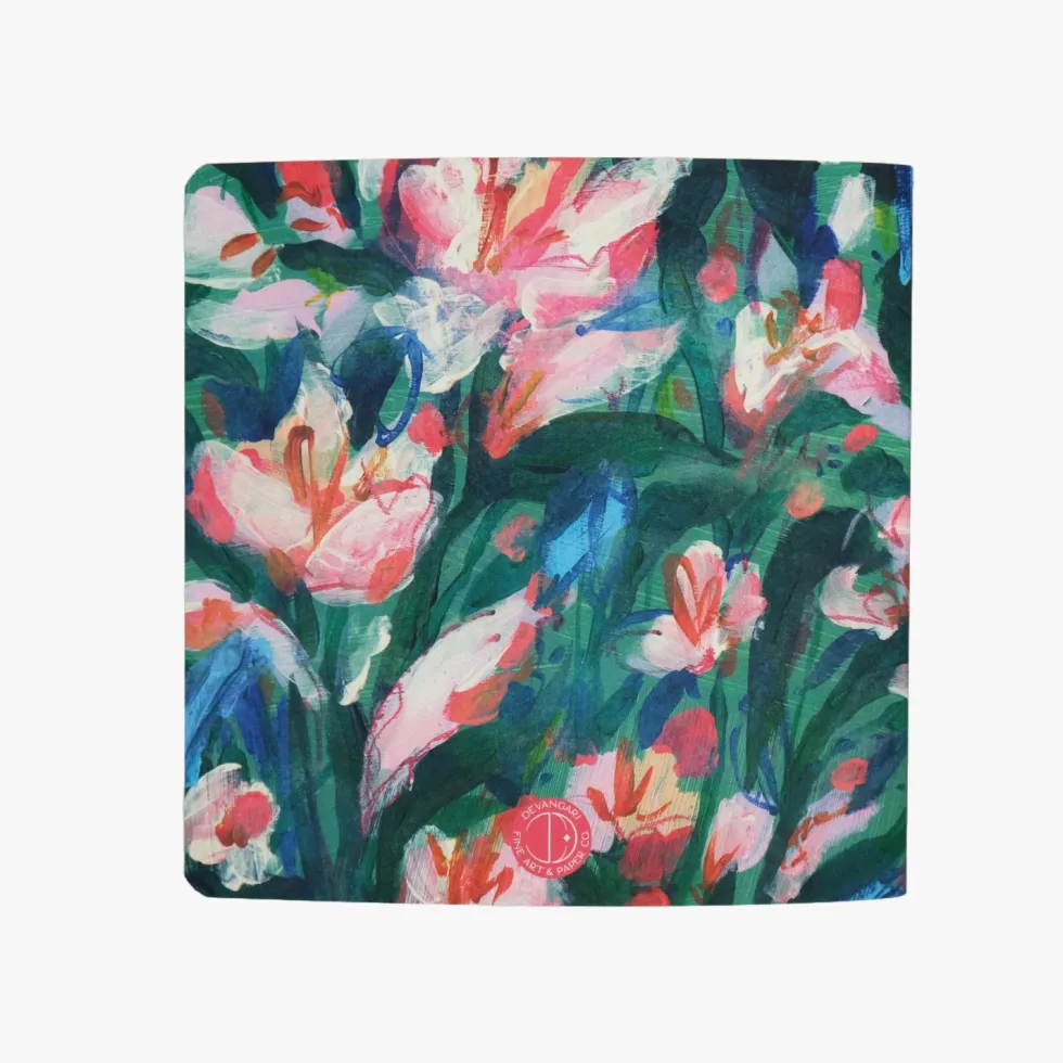 Szkicownik mix media Spring Flowers 20 x 20 cm - Devangari - 250 g/m2