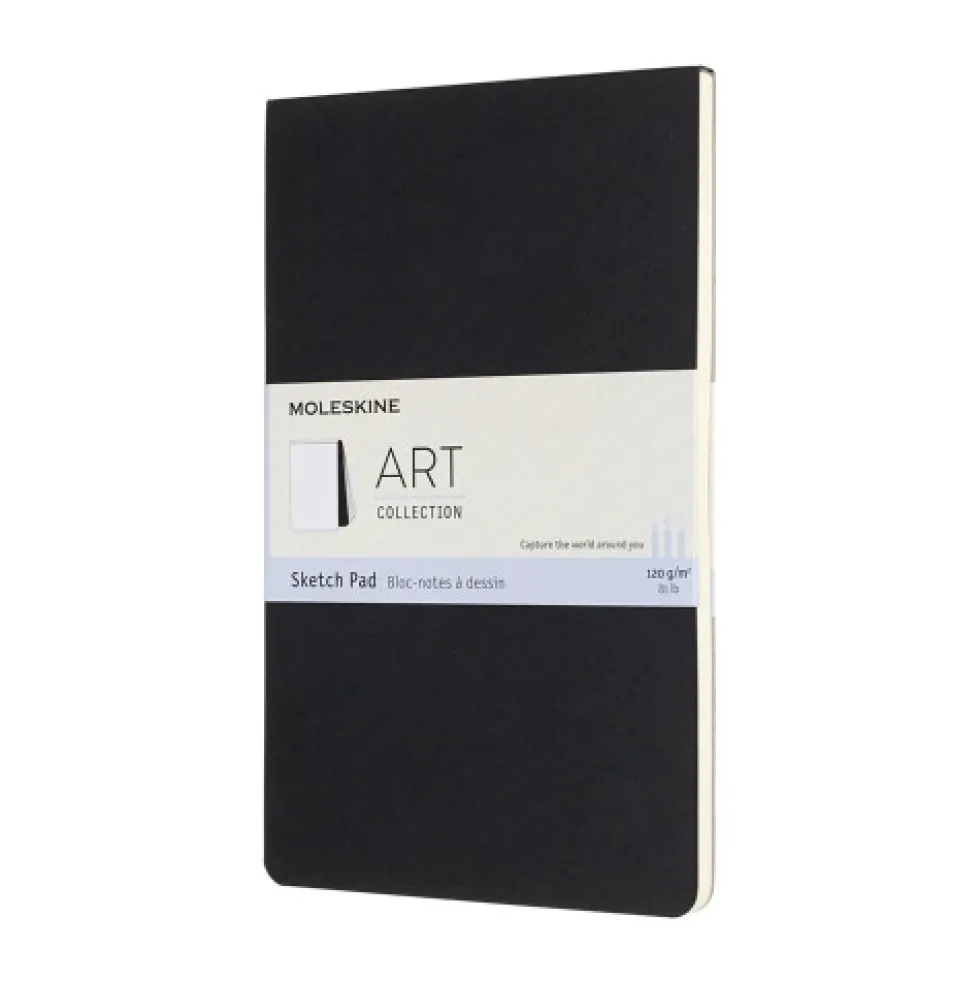 Szkicownik - Moleskine - gładki miękki L czarny