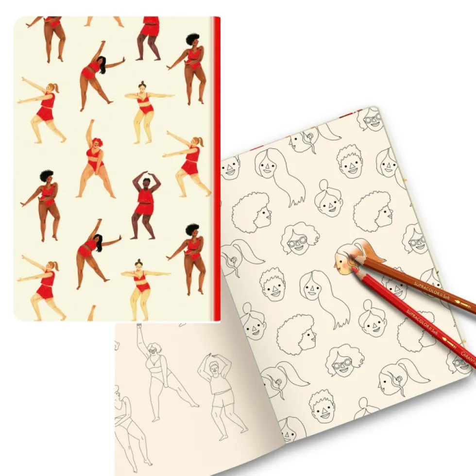 Szkicownik Nina Cosford A5 - Caran d'Ache - Beige