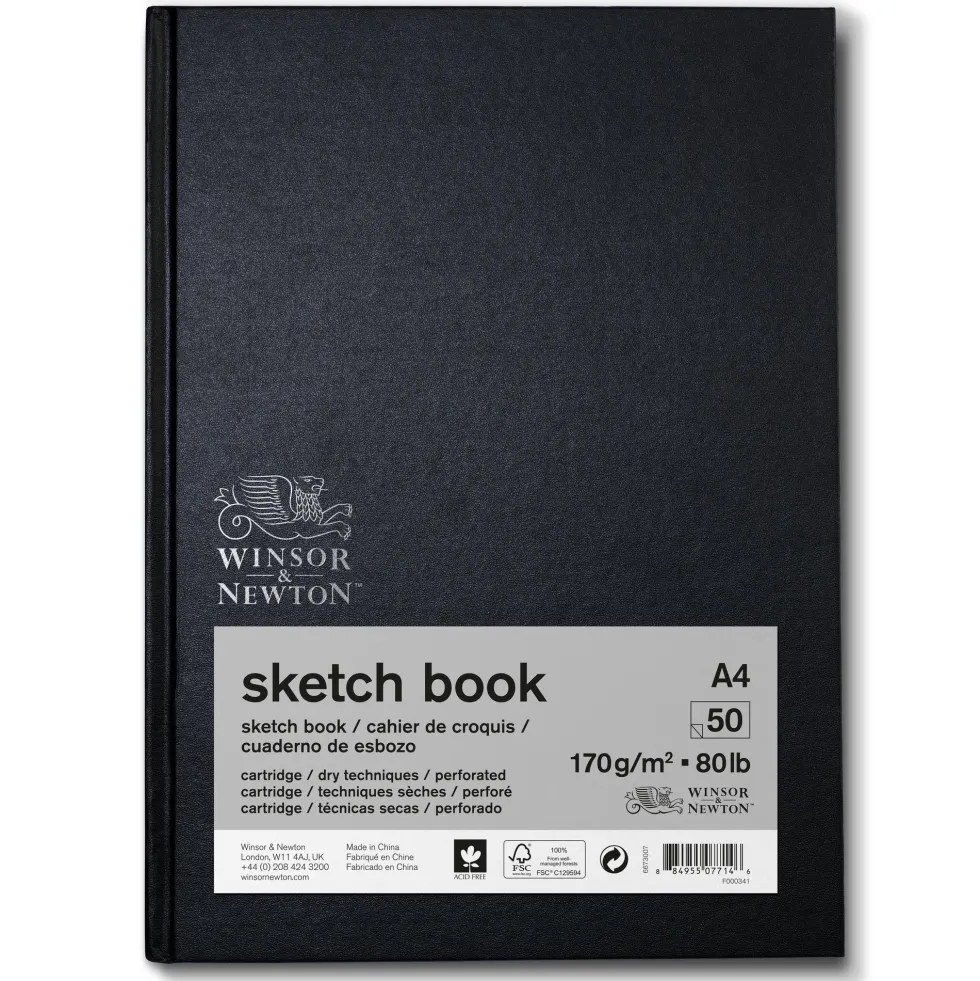 Szkicownik Sketch Book - Winsor & Newton - A4, 170g, 50 ark.