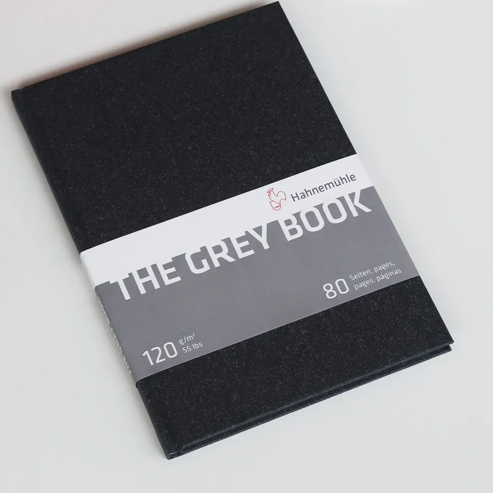 Szkicownik The Grey Book - Hahnemühle - A4, 120 g, 80 ark.