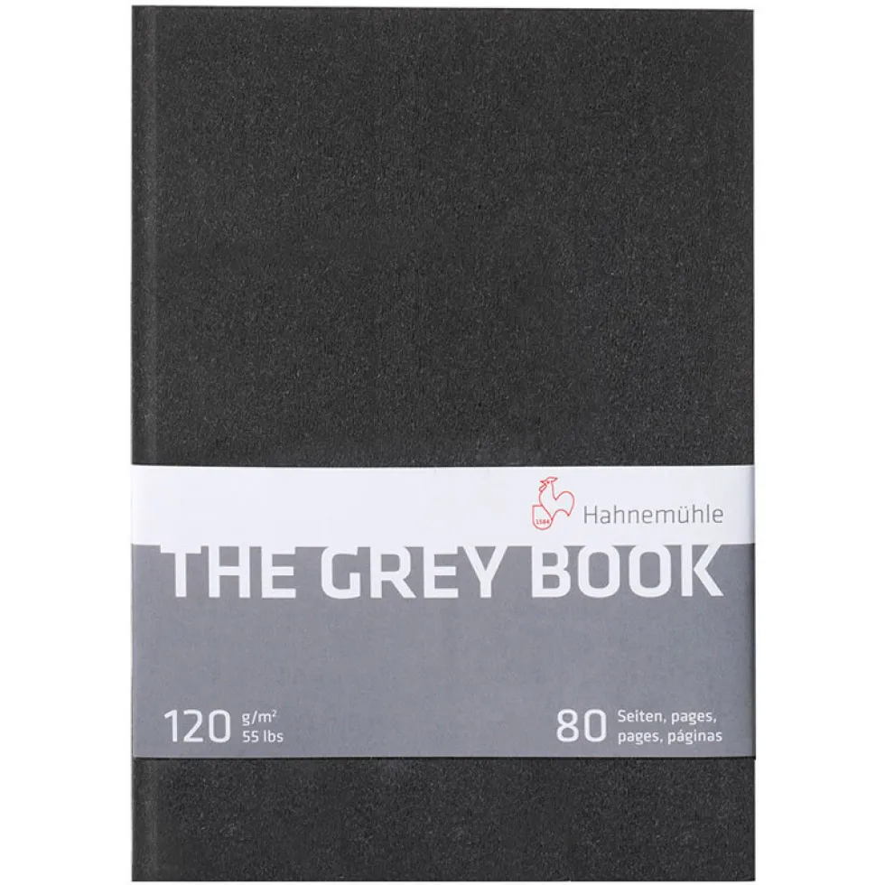 Szkicownik The Grey Book - Hahnemühle - A4, 120 g, 80 ark.