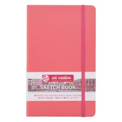 Szkicownik 13 x 21 cm - Talens Art Creation - Coral Red, 140 g, 80 ark.