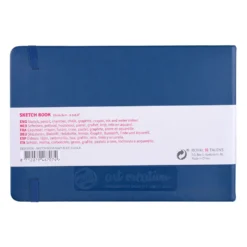 Szkicownik 12 x 12 cm - Talens Art Creation - Navy Blue, 140 g, 80 ark.